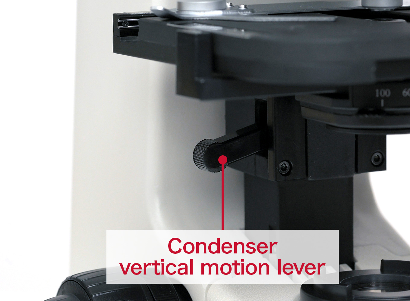 Adjusting the condenser lens