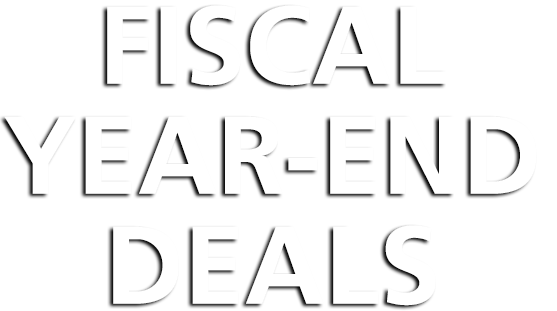 Fiscal year end deals logo